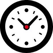 TIMETABLE時計イラスト